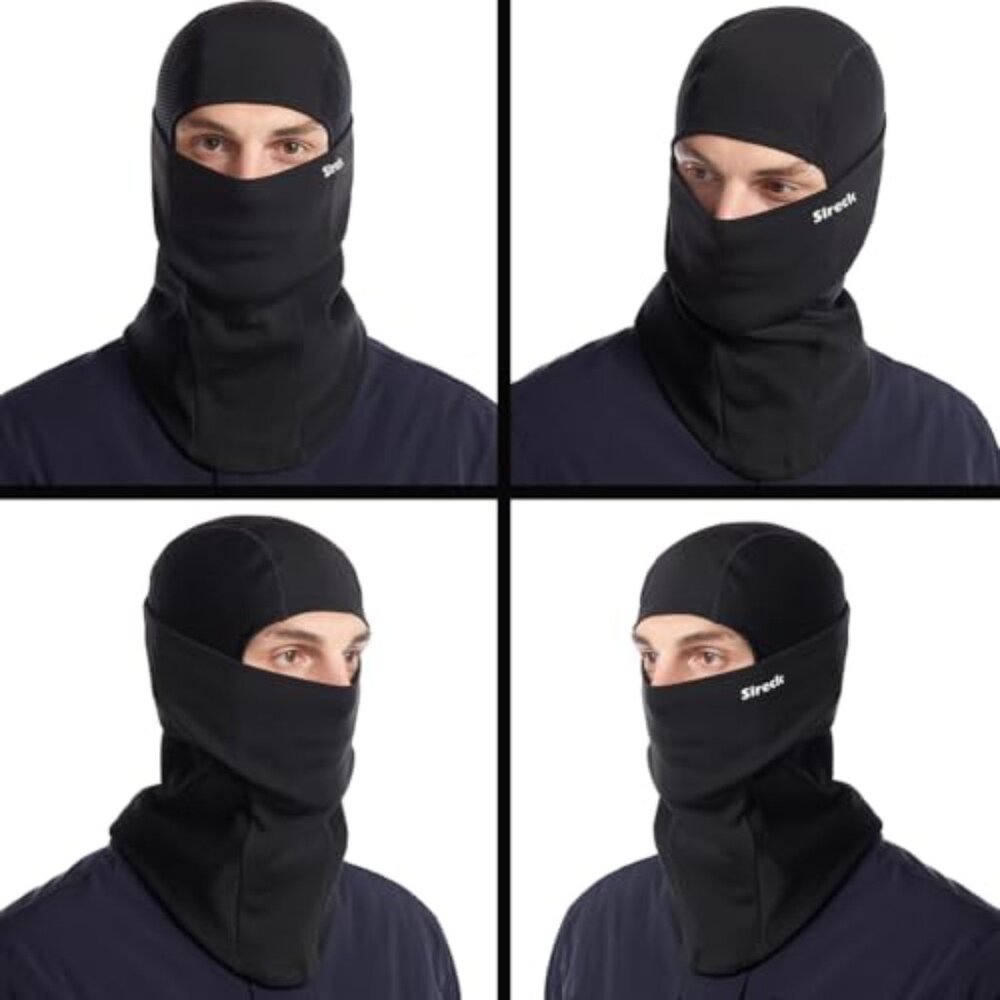 Fleece Thermal Balaclava Windproof Winter Face Mask Multi-Function Ski Mask - Picture 7 of 8